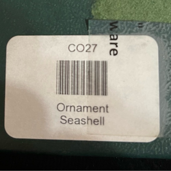 Pewter Seashell Ornament-New - Picture 3 of 3